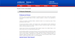 Desktop Screenshot of profesoresdefrances.com