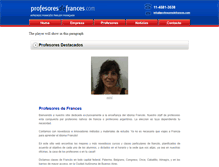 Tablet Screenshot of profesoresdefrances.com